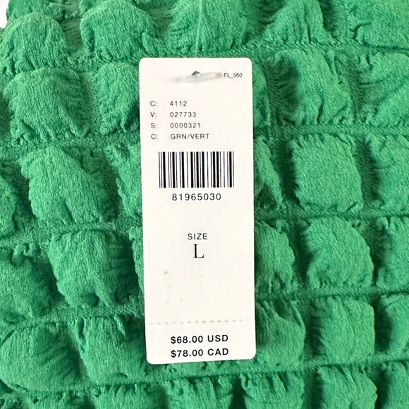 Green Textured Women's Top - Picture 6 of 15